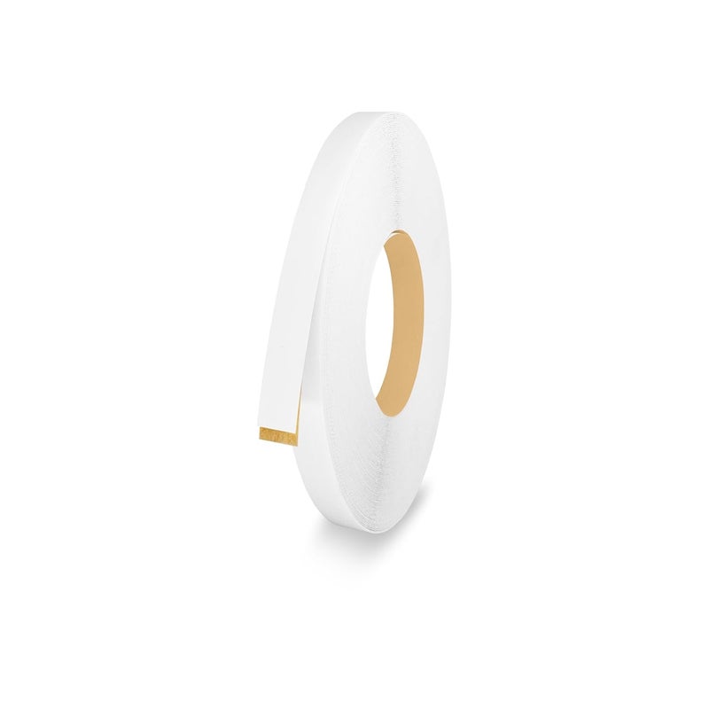 LEAFLEX White PVC 1/2 inch x 100 ft Edge Banding Peel and Stick Strong Adhesive Edging Trim Flexible and Durable Veneer for Wood Cabinate Laminate Shelf Restoration - Image 1